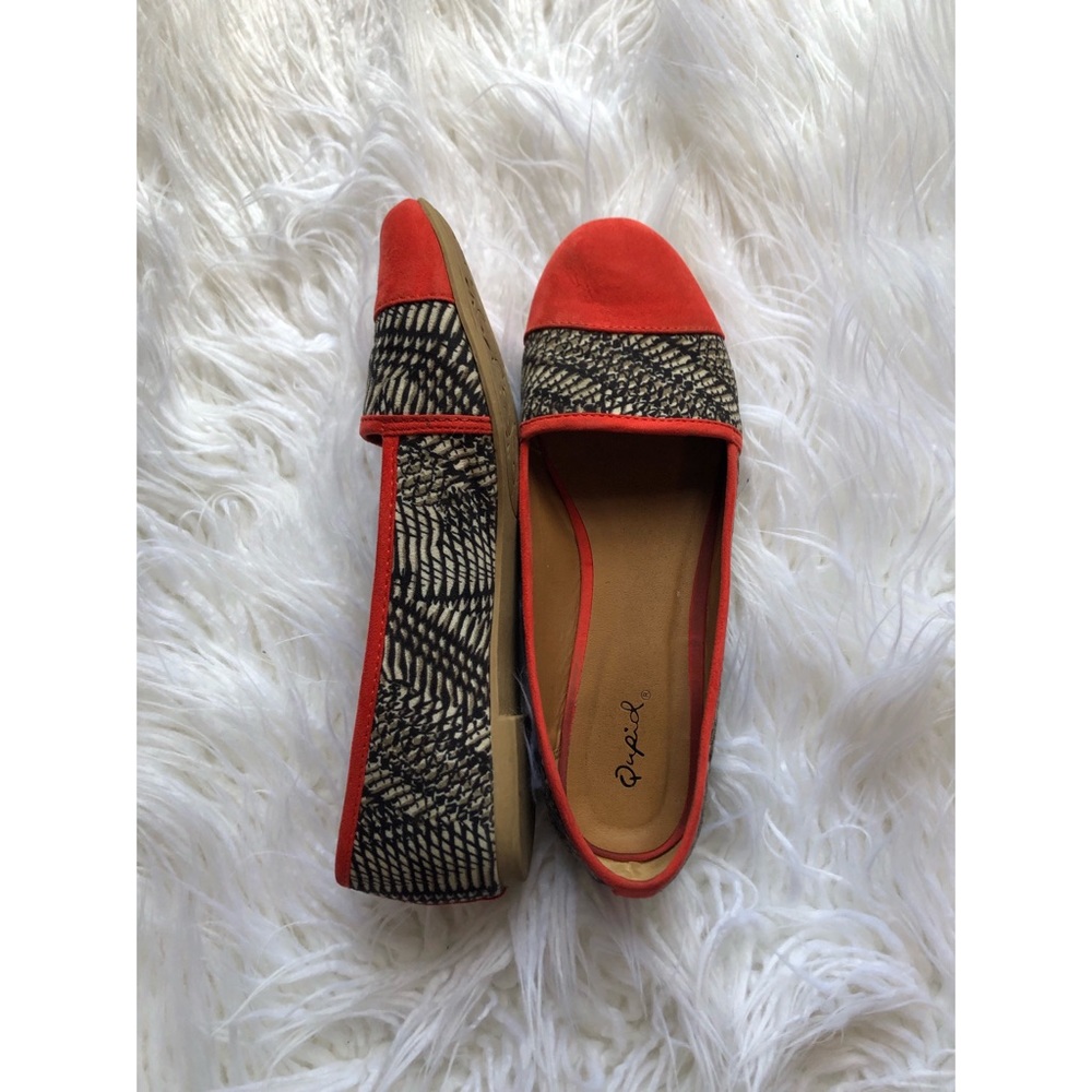 Snake Print Flats